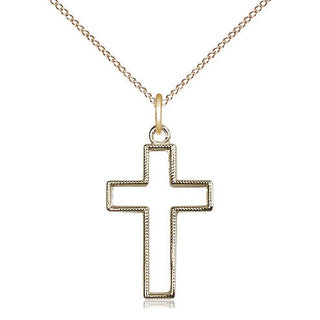 14kt Gold Filled Cross Medal Religious Jewelry