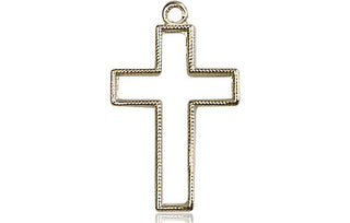 14kt Gold Cross Medal