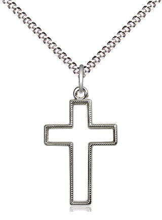 Sterling Silver Cross Medal Religious Jewelry