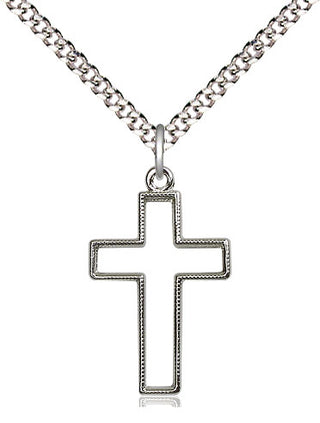 Sterling Silver Cross Medal Religious Jewelry