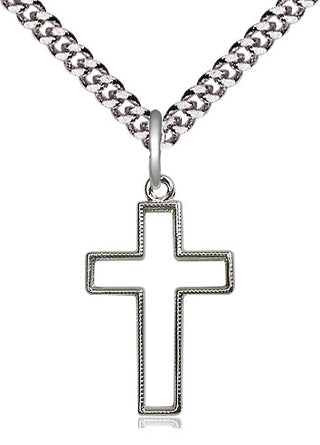 Sterling Silver Cross Medal Religious Jewelry