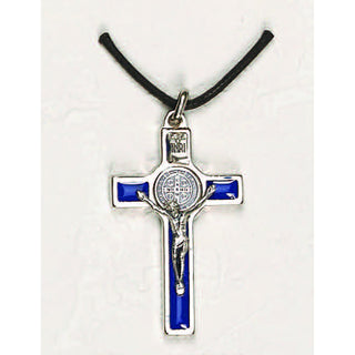 2-1/2-inch St. Benedict Cross - Brown Enamel