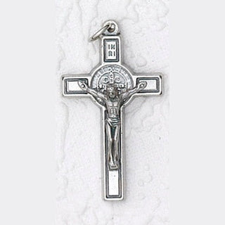 Bulk Saint Benedict Silver/Black Tone