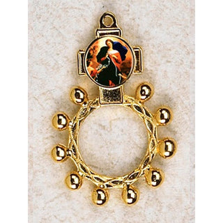 12-Pack - Lady of the Knots Gold Finger Rosary