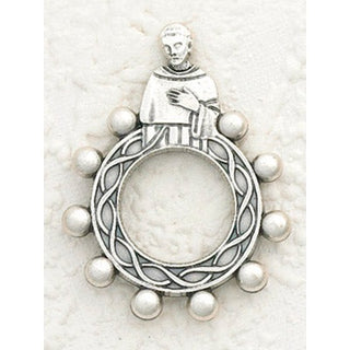 12-Pack - St Peregrine Silhouette Finger Rosary