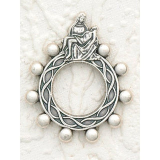 12-Pack - Pieta Silhouette Finger Rosary