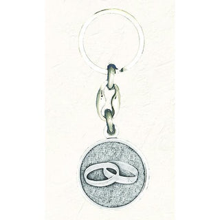 Wedding/Anniversary Token Key Ring 6-pack