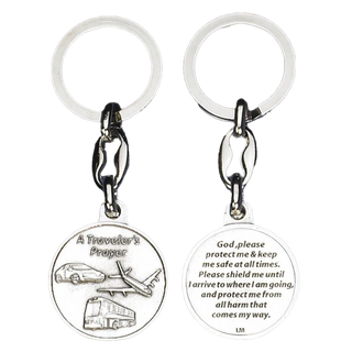 6-Pack - Keychain - Travelers Prayer