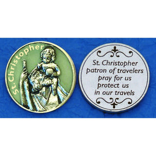 Bulk Saint Christopher Glow in the Dark Tokens