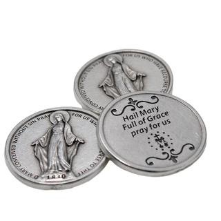 Bulk Italian Token - Miraculous Medals