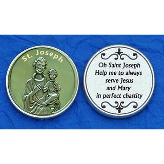 Bulk Saint Joseph Glow in the Dark Tokens