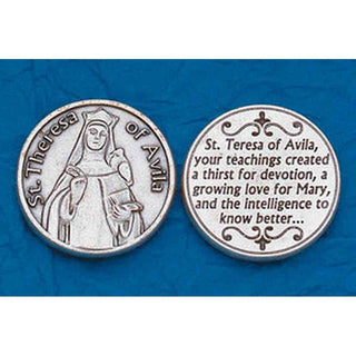 Bulk Italian Tokens - St. Teresa of Avila