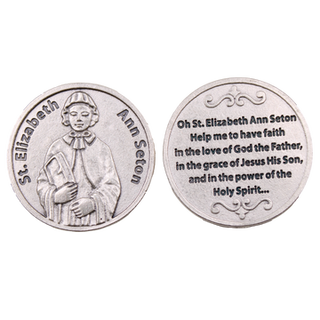 Bulk Italian Token - St. Elizabeth Ann Seton