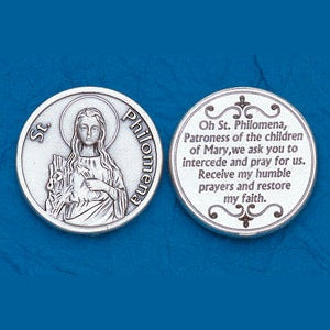25-Pack - Religious Coin Token - St Philomena-