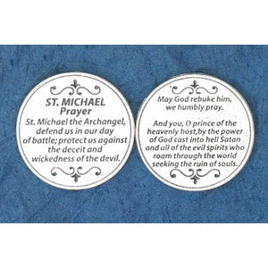 Bulk Italian Token - Saint Michael Prayer