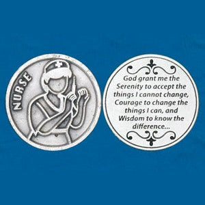 Bulk Italian Token - Serenity Prayer - Nurse