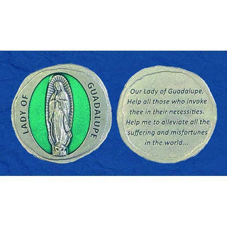 Forged in Stone Enamel Token with Lady of Guadalupe 25-pack
