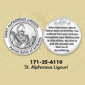 Bulk Healing Saint - Saint Alphonsus Pocket Token