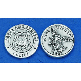 Bulk Italian Token - Saint Michael - Serve and Protect - Police