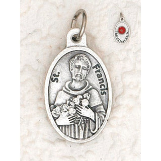 25-Pack - St Francis Pendant with Third Class Relic on back