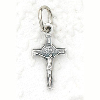 Bulk Saint Benedict Silver Tone Bracelet Crucifix