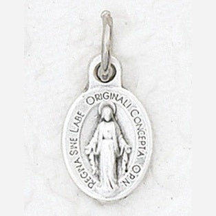 Bulk Silver Tone Bracelet Size Miraculous Medals