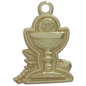 Bulk 1/2 Inch Chalice Gold Tone Medals