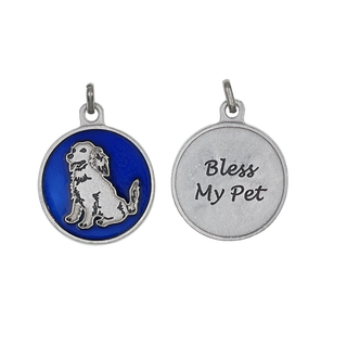 Bulk Bless My Pet Medals - Blue Dog