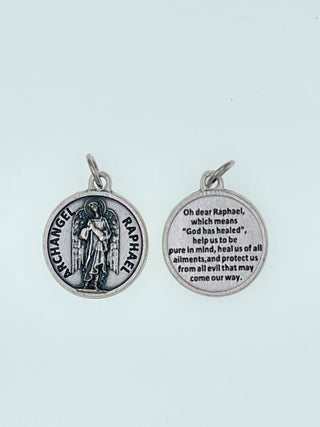 Bulk 3/4" Medals- Archangel Raphael