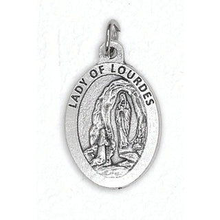 Bulk Lady of Lourdes Premium 1 Inch Double Sided Medals