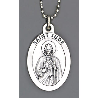 6-pack - Auto Medals - 1-1/2 inch with 8 inch ball chain - St Jude