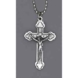 6-pack - Auto Crosses - 1-1/2 INCH With 8 Inch Ball Chain - Hearts
