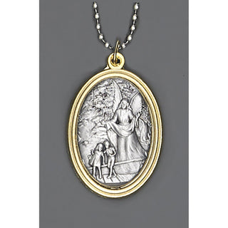 6-pack - Auto Jewelry - Two Tone Guardian Angel