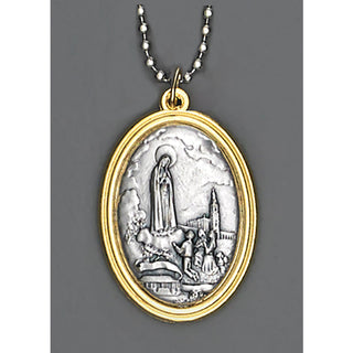 6-pack - Auto Jewelry - Two Tone Lady of Fatima
