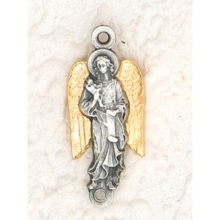 25-Pack - Archangel Gabriel 18K Gold Plated 'Our Father Beads' (Pater) Junction for Rosary