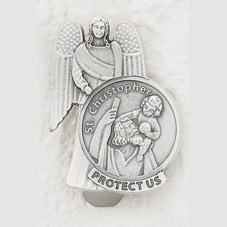 3-Pack - Saint Christopher Visor Clip