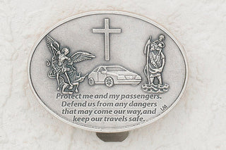3-Pack - St. Michael and St. Christopher - Visor Clip