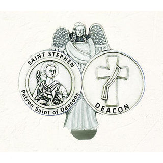 Deacon Silver-tone Visor Clip 3-pack
