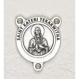 25-Pack - Round St Kateri with Rosary Center