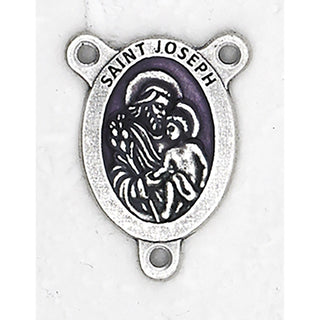 Bulk Enameled Saint Joseph Rosary Center
