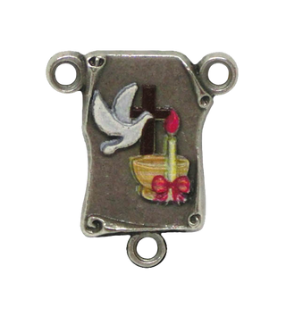 Bulk UV Confirmation Center, Silver tone, 3/4 inch
