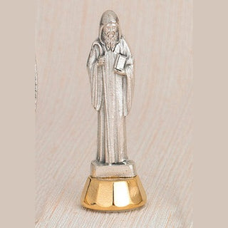 6-Pack - St Benedict Adhesive Car Statuette