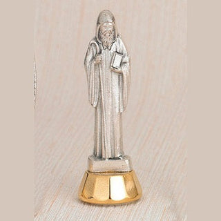 6-Pack - St. Benedict Adhesive 3-inch Mini Statue