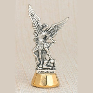 6-Pack - St Michael Adhesive Car Statuette