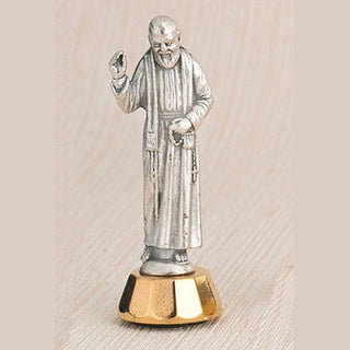 6-Pack - 3" Padre Pio Adhesive Car Statuette