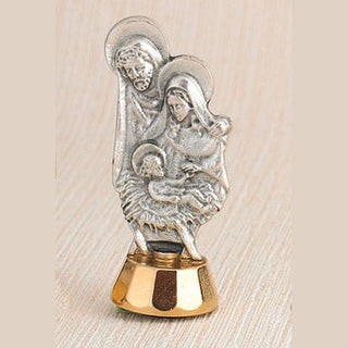 6-Pack - Holy Family Adhesive 3-inch Mini Statue