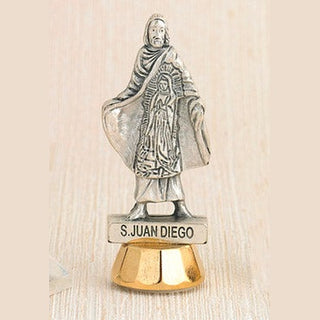 6-Pack - St Juan Diego Mini Statue with adhesive base