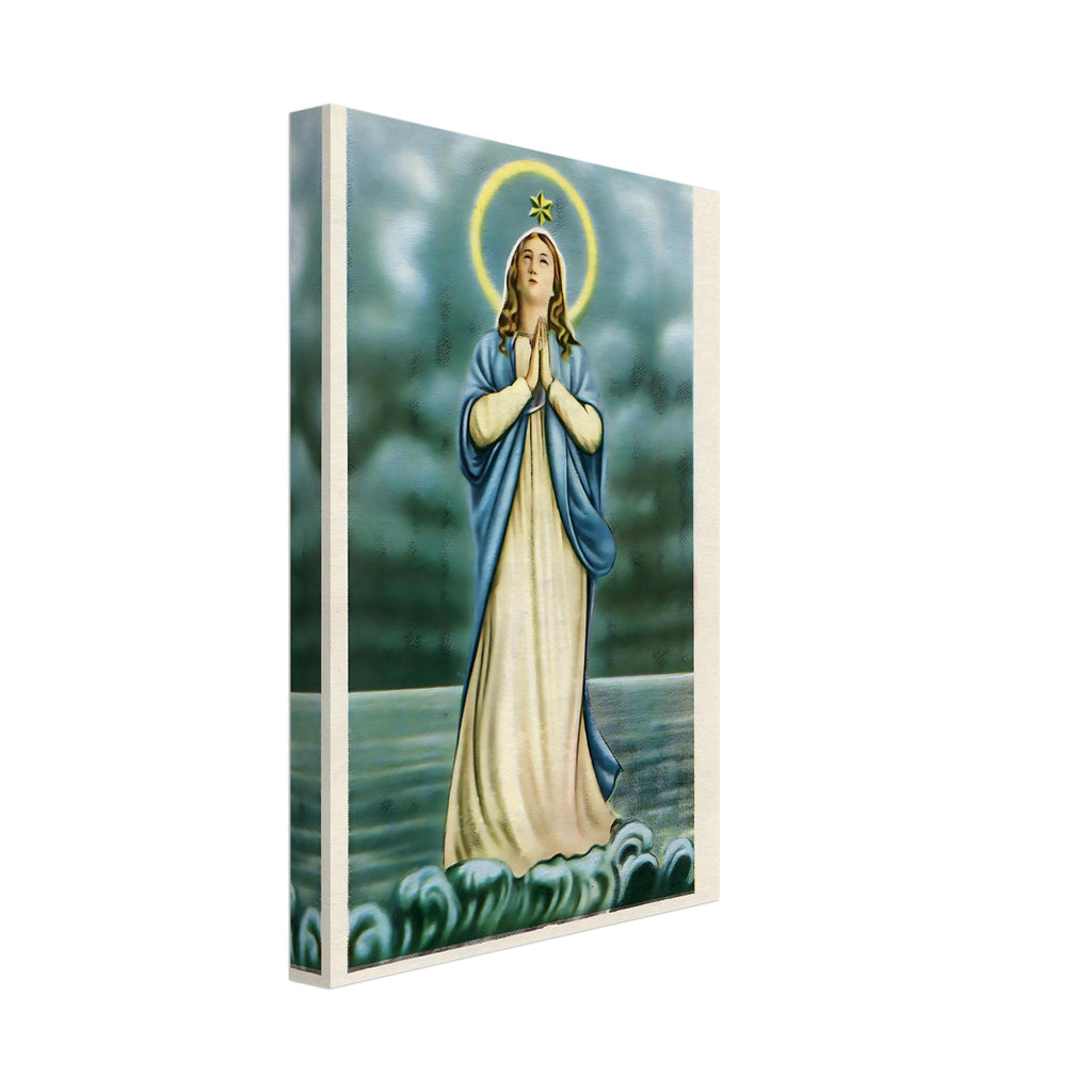 Vintage Ave Maris Stella Canvas Print – CatholicShop.com