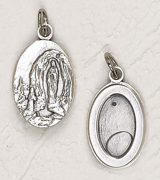 Water from Lourdes Silver Tone Medal - Pack of 12