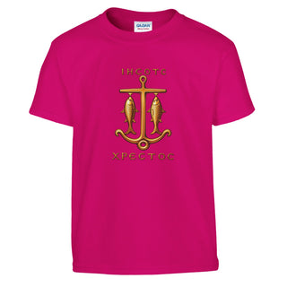 Anchor and Ichthys Kids T-Shirt